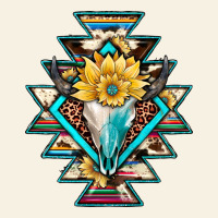 Cowhide Leopard Bull Skull Aztec Vintage Tee | Teevron
