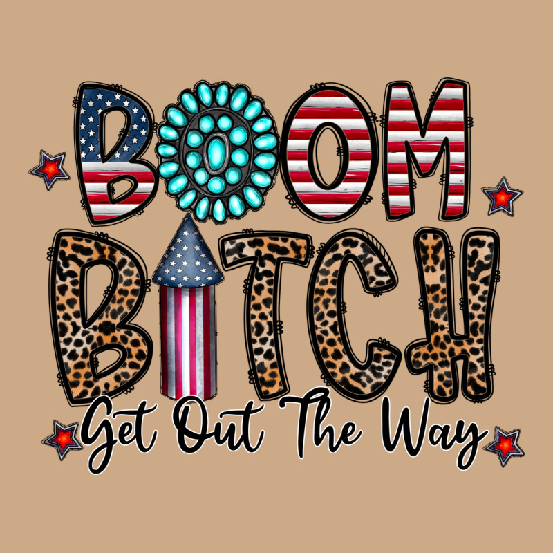Boom Bitch Vintage Hoodie by CowhideDigitalArt | Teevron