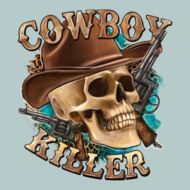 Cowboy Killer With Skull Heavy Core Tee by texasbilliewilder | Teevron
