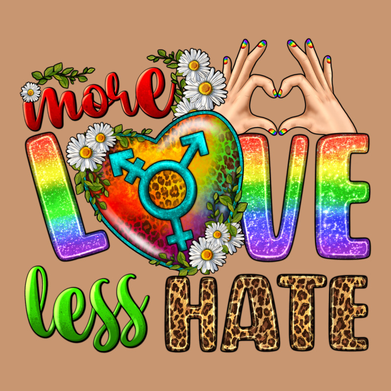 More Love Less Hate Lgbtq Heavyweight Hoodie by BundleAndBundleShop | Teevron