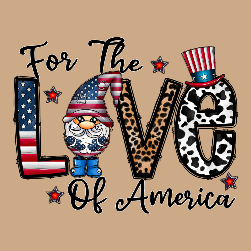 For The Lovee Of America Gnome Vintage Hoodie by CowhideDigitalArt | Teevron