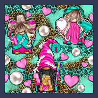 Hairdresser Gnomes With Hearts And Pearls With Leopard Heavyweight Hoodie | Teevron