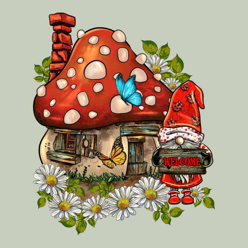 Welcome Gnome Ladybug Long Sleeve Tee by BarkalooDesign | Teevron