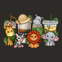 Cute Baby Safari Animals Coffee Cups Heavy Core Tee | Teevron