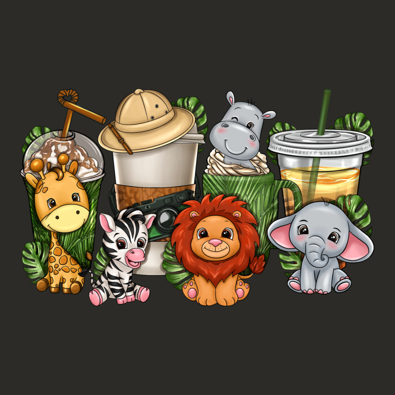 Cute Baby Safari Animals Coffee Cups Heavy Core Tee by texasbilliewilder | Teevron