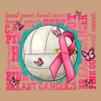 Pink Out Breast Cancer Volleyballs Vintage Tee | Teevron
