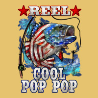 Reel Cool Pop Pop American Flag Bass Premium Sweatshirt | Teevron