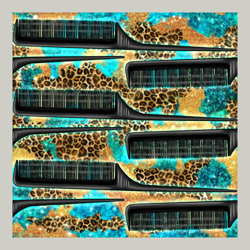 Hairdresser Parting Comb With Leopard And Glitter Seamless Pattern Bbs Heavyweight Hoodie by BundleAndBundleShop | Teevron