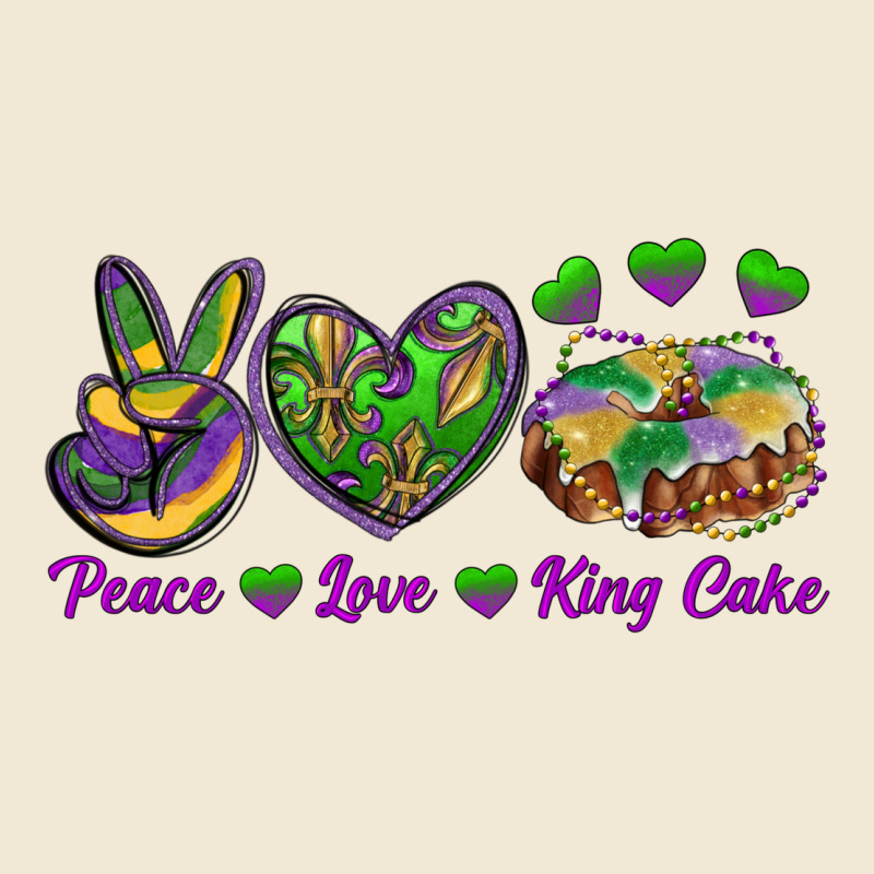 Peace Love King Cake Premium Tee by RanaPortraitStore | Teevron