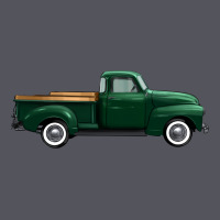 Western Green Truck Right Side View 1 Vintage Hoodie | Teevron
