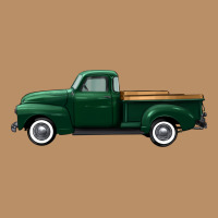 Western Green Truck Right Side View Vintage Hoodie | Teevron