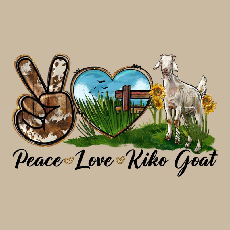 Peace Love Kiko Goat Long Sleeve Tee by LillyAllenDesigns | Teevron