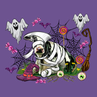 Halloween Cow And Ghosts Vintage Tee | Teevron