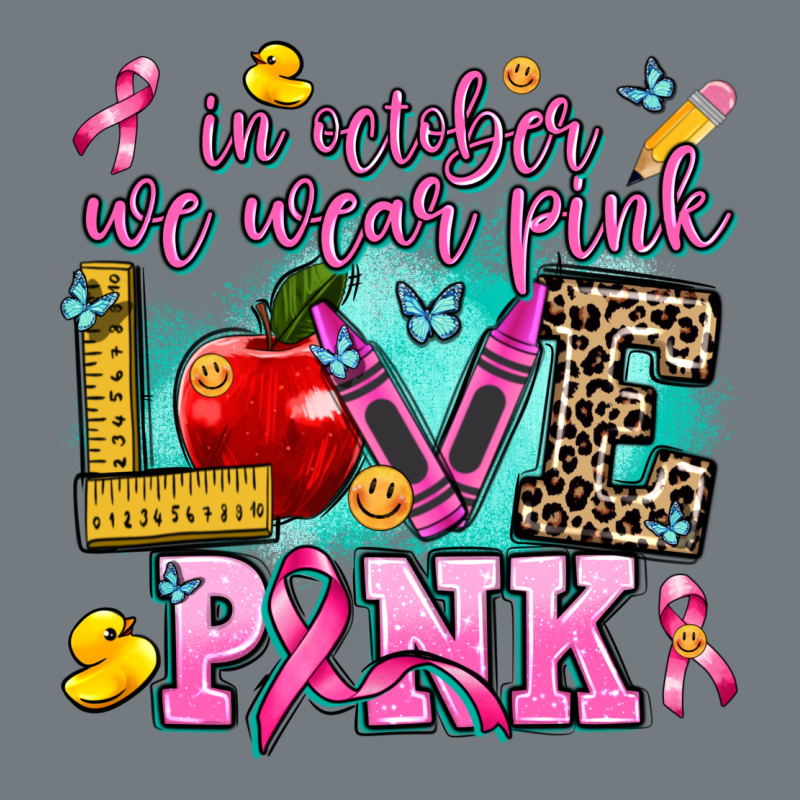 In October We Wear Pink Love Pink Heavyweight Sweatshirt by AdoDesignShop | Teevron