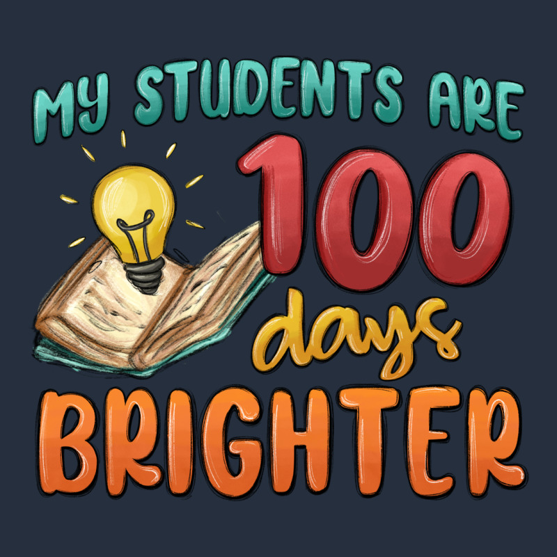 My Students 100 Days Brighter Zipper Hoodie by MaliasSmallBusiness | Teevron