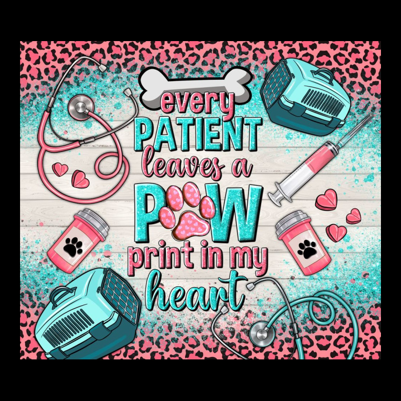 Every Patient Leaves A Paw Print In My Heart Urban Hoodie by TumblerDesignByShophia | Teevron