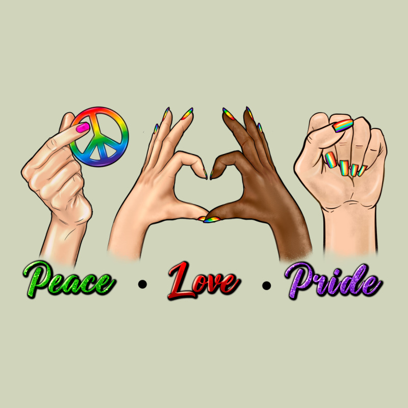 Peace Love Pride Heavyweight Hoodie by BundleAndBundleShop | Teevron