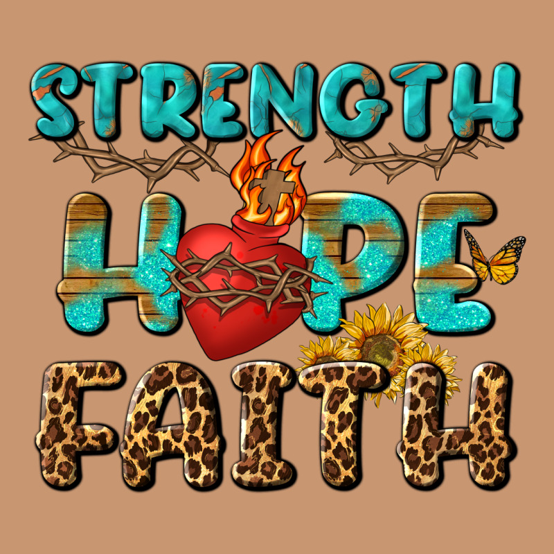 Strength Hope Faith Heavyweight Hoodie by BundleAndBundleShop | Teevron