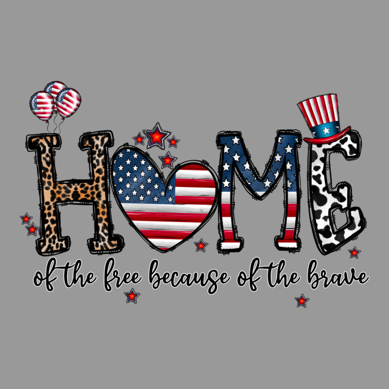 Home Of The Free Beacuse Of The Brave Vintage Hoodie by CowhideDigitalArt | Teevron