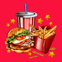 Hamburger Potatoes And Coke Classic Tee | Teevron