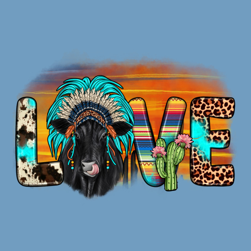 Love Black Angus Indian Headdress Urban Heavy Tee by JahusDesignShop | Teevron