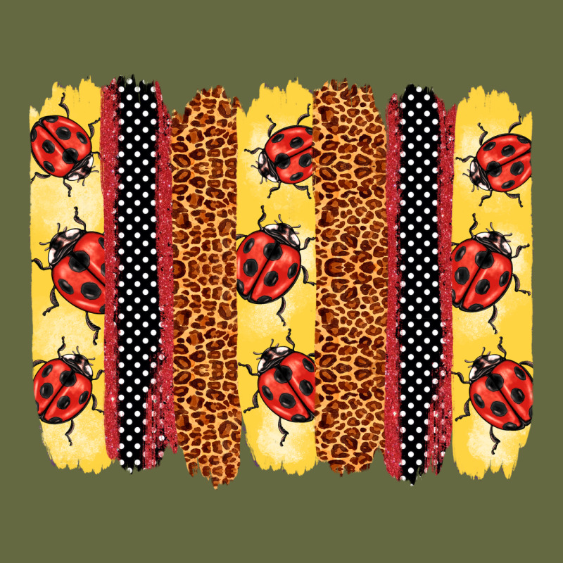 Ladybug  Brushstrokes Long Sleeve Tee by BarkalooDesign | Teevron
