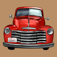 Western Red Truck Front View Vintage Hoodie | Teevron