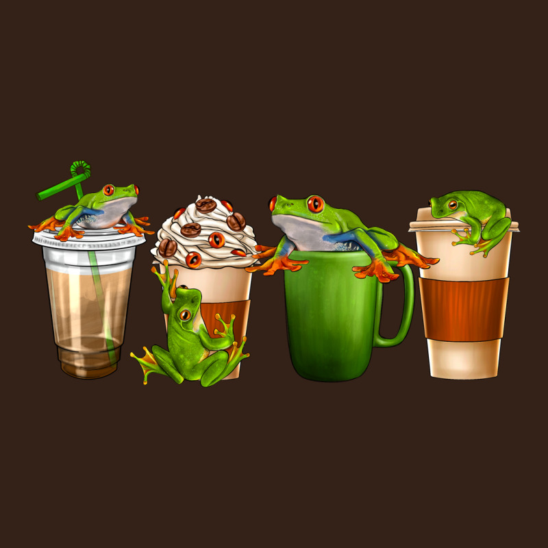 Frog Coffee Cups Heavy Core Tee by texasbilliewilder | Teevron