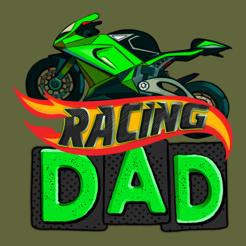 Racing Dad With Racing Motorcycle Classic Tee by AdoDesignShop | Teevron