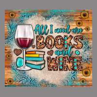 All I Need Are Books And Wine Vintage Tee | Teevron