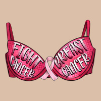 Fight Cancer Breast Cancer Bra Urban Heavy Tee | Teevron