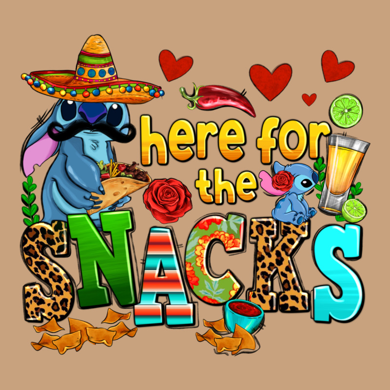 Here For The Snacks Vintage Tee by AdoDesignShop | Teevron
