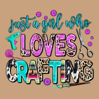 Just A Girl Who Loves Crafting Vintage Tee | Teevron