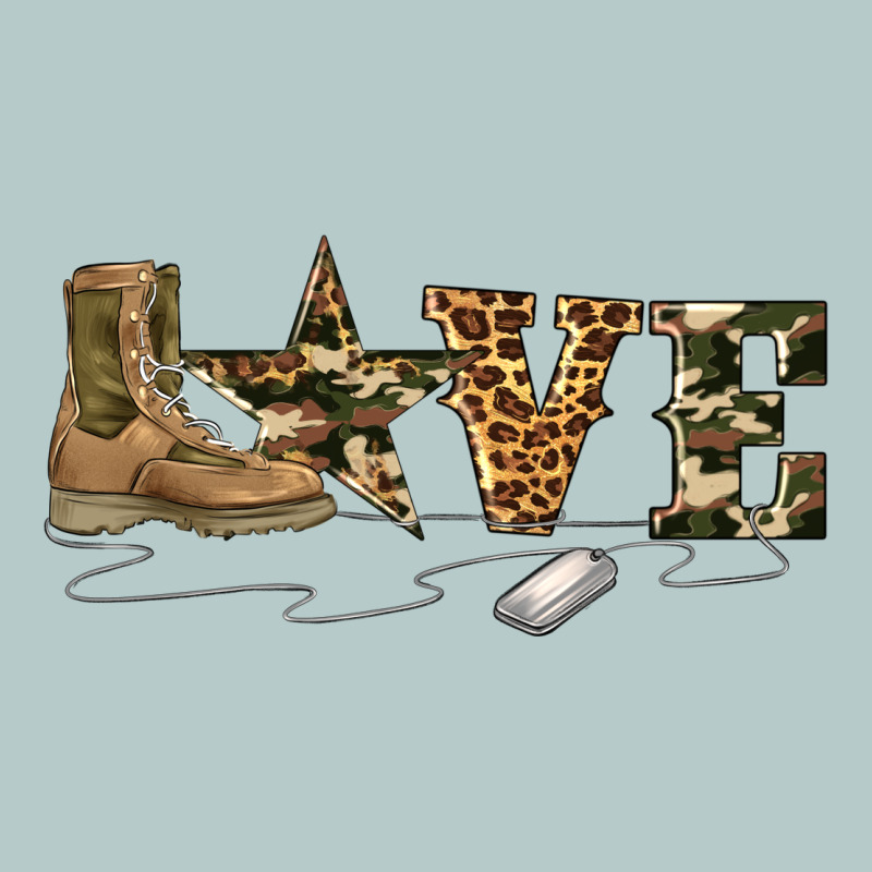 Camouflage Military Boots Love Heavy Core Tee by Artiststas | Teevron