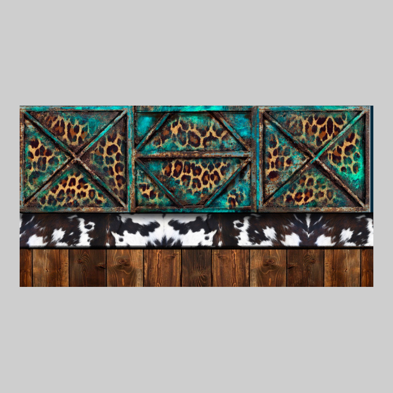 Rusty Sunflowers With Cowhide And Turquoise Premium Tee by RanaPortraitStore | Teevron