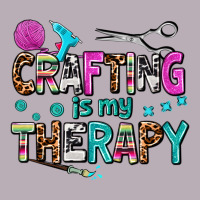 Crafting Is My Therapy Vintage Tee | Teevron