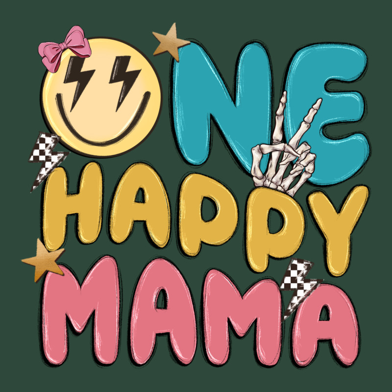 One Happy Mama Zipper Hoodie by MaliasSmallBusiness | Teevron