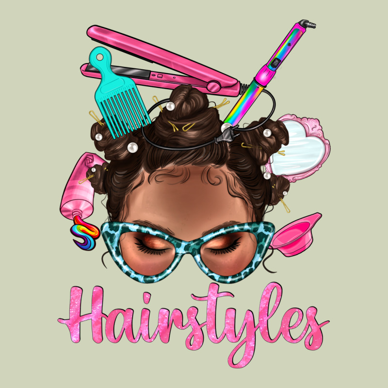 Afro Bantu Knots Hairstyles Messy Bun With Clasp Bbs Heavyweight Hoodie by BundleAndBundleShop | Teevron