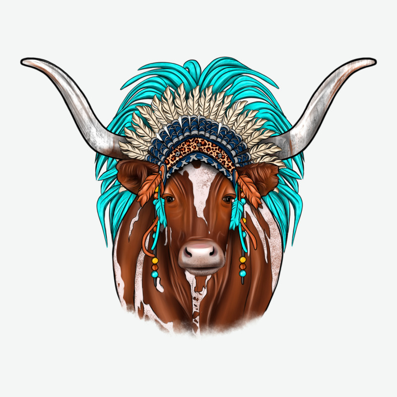 Texas Longhorn Indian Headdress Urban Heavy Tee by JahusDesignShop | Teevron