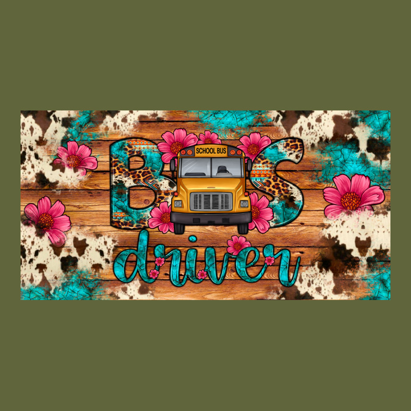 Bus Driver School Bus Cowhide License Plate Classic Tee by Artiststas | Teevron