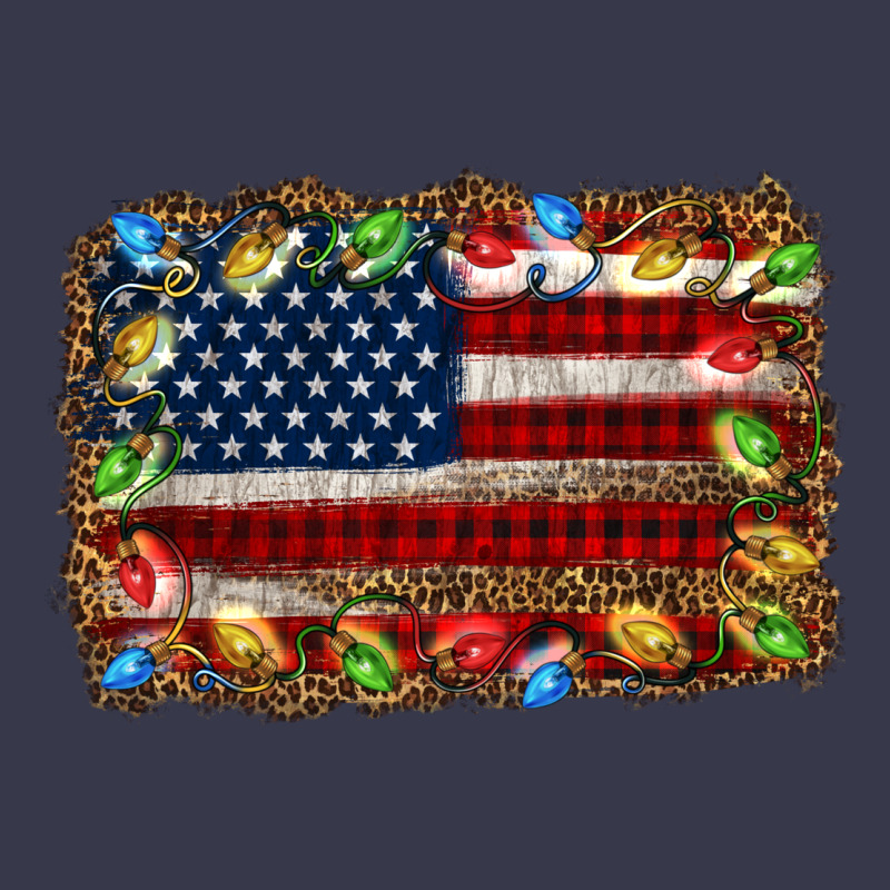 Christmas American Flag Background Long Sleeve Tee by Jasminsmagicworld | Teevron