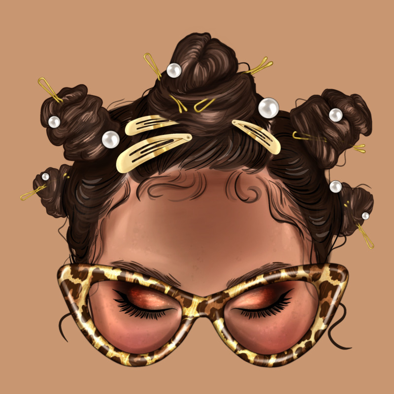Afro Bantu Knots Hairstyles Messy Bun With Clasp Bbs  2 Heavyweight Hoodie by BundleAndBundleShop | Teevron