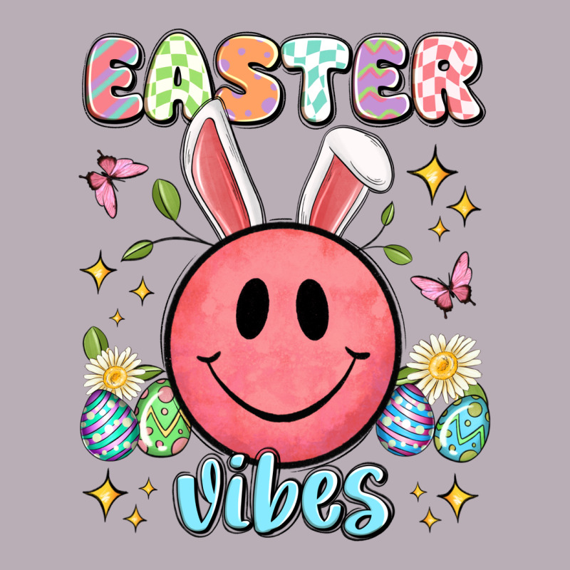 Easter Vibes Smiley Face Vintage Tee by Artiststas | Teevron