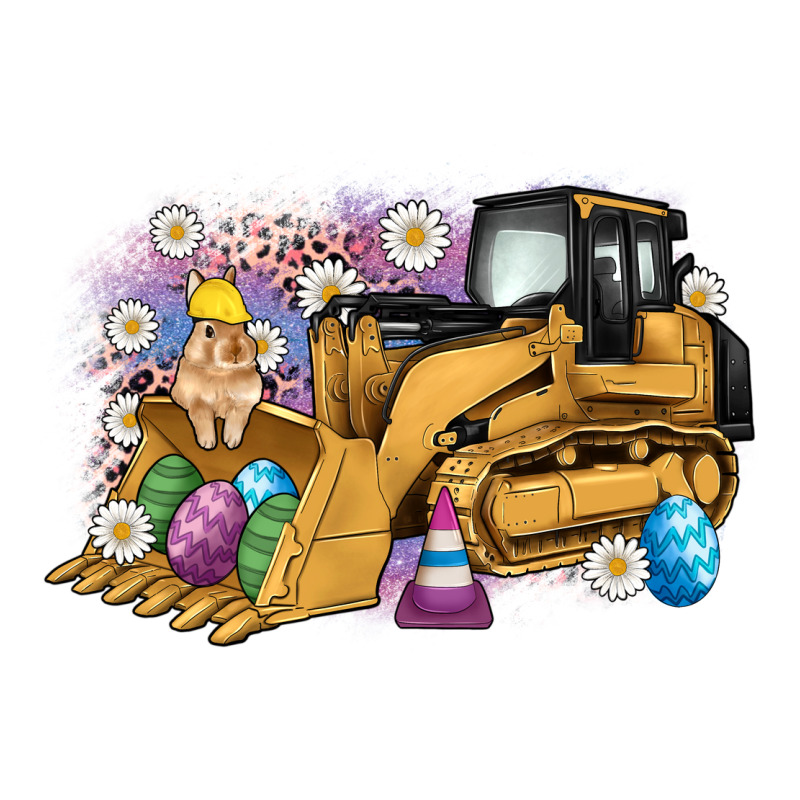 Easter Bulldozer Bunny Egg Leopard Classic Tee by Artiststas | Teevron