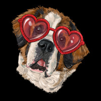 Saint Bernard With Love Glasses Premium Tee | Teevron