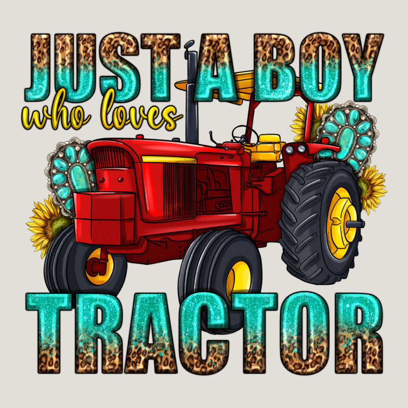 Just A Boy Who Loves Tractor Heavy Core Tee by texasbilliewilder | Teevron