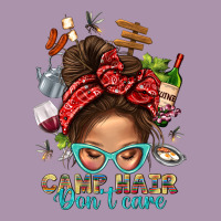 Camp Hair Dont Care Messy Bun Bbs Heavyweight Hoodie | Teevron