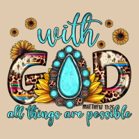 With God All Things Are Possible Matthew 19 26 Heavyweight Sweatshirt | Teevron