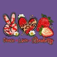 Peace Love Strawberry Vintage Tee | Teevron