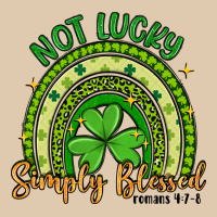 Not Lucky Simply Blessed Rainbow Heavyweight Sweatshirt | Teevron